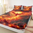 thumbnail image 3 of Castle Fairy Red Fire Phoenix Queen Sheet Sets for Child Teens,Animal Bed Set, 3 of 7
