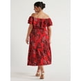 thumbnail image 2 of Sofia by Sofia Vergara Women's Ruffle Off Shoulder Maxi Dress, Above Ankle Length, Sizes XS-XXXL, 2 of 5