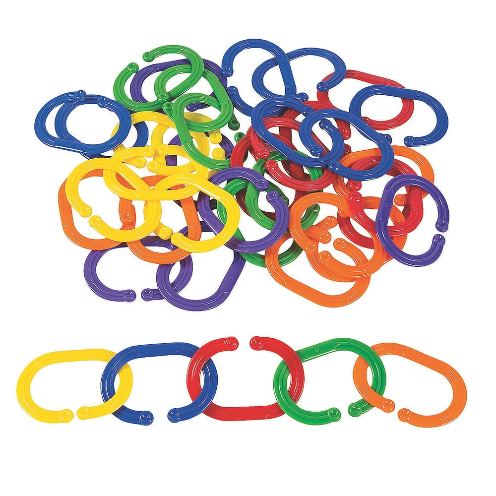 Giant Plastic Links (180Pc) Toys 180 Pieces