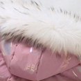 thumbnail image 3 of 5-16Y Girls Winter Warm Jacket Long Puffer Jackets Coat Kids Teens Water Resistant Parka Thicken Warm Coats Outerwear with Hood, 3 of 7