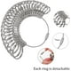 thumbnail image 5 of Juego de medidores de anillos de metal, 27 piezas de mandril de aluminio y medidores de dedo, tamaños 1 a 15, herramientas de medición de joyas para un tamaño preciso, 5 of 8