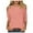 Rose Gold, variant on TSADFHJI Turtle Neck Tops for Women Plus Size Ladies' Casual Fit V Neck Summer Fashion off Shoulder Comfortable Seven Quarter Sleeve Top T Shirt Xl Purple