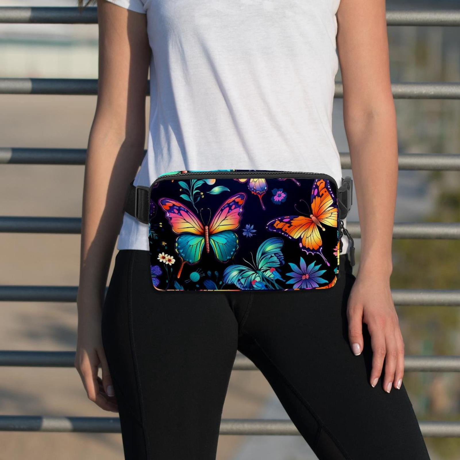 Penguin Lightweight Adjustable Running Belt with Extension Strap - Unisex Fanny Bag Crossbody Bag Cross Body Bag