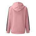 thumbnail image 4 of QUINDOS Hoodies for Women Plus Size Zip up Zipper Jacket Womens Sweatshirts Plus Size Casual Long Sleeve Graphic Crew Neck Pullover Tops, 4 of 6