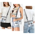 thumbnail image 5 of BAKIBO Clear Crossbody Bag, Waterproof Shoulder Bag, Stadium Approved Clear Bag with Adjustable Strap, 5 of 6