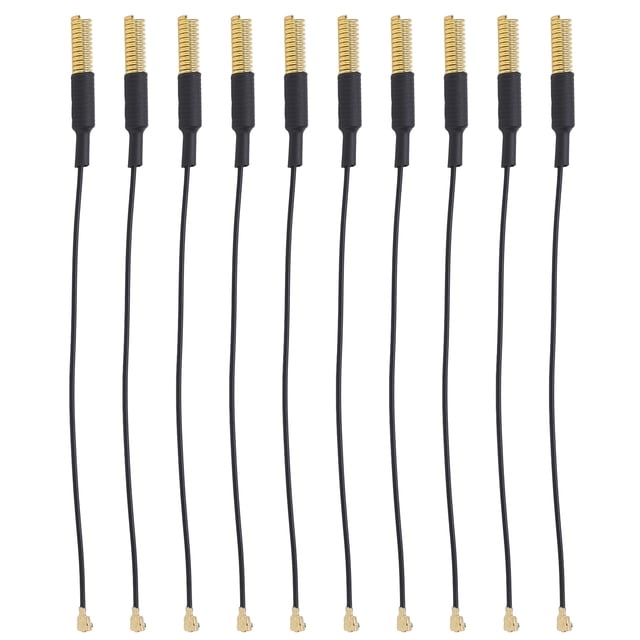 Antena de resorte semiintegrada de 10 piezas, interfaz IPEX de 433-470 MHz, cobre puro RG1.13 para módulo LoRa
