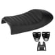 thumbnail image 2 of Asiento de motocicleta de cuero PU estilo Cafe Racer vintage, cojín plano para Honda CG125 GN CG CB400SS, 2 of 15