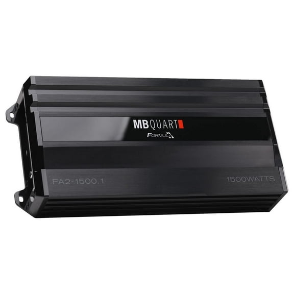 MB Quart Formula 1,500 Watt Mono Car Audio Mobile Amplifier, FA2-1500.1
