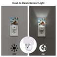 thumbnail image 3 of Honeii Fresh Coconut Splash Print LED Night Light with Light Sensor, Night Lights Plug Into Wall,Ideal for Bedrooms and Hallways-US, 3 of 7