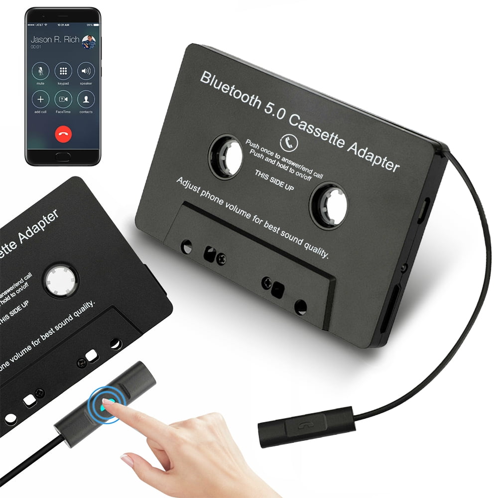 Car Cassette Universal Car Audio Cassette Tape Adapter for MP3 CD DVD Player