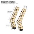 thumbnail image 2 of Sigee Yellow Flowers Hummingbird for Socks for Men Women Socks Stocking Compression Socks, 2 of 6
