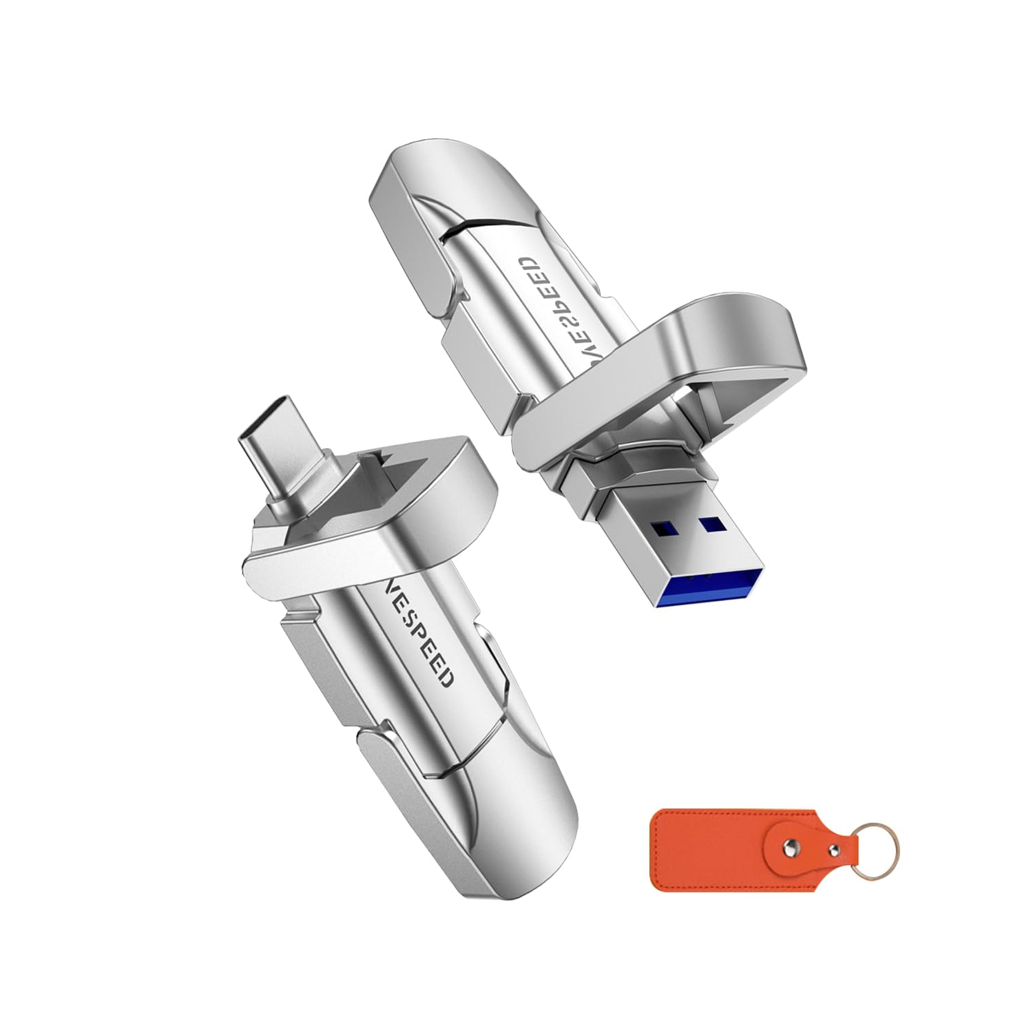 MOVESPEED 512GB USB Flash Drive, USB 3.2 Solid State Flash Drive, 520MB