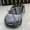 thumbnail image 3 of 1:24 Tesla Model S Miniatures Simulation Alloy Metal Diecast Model Car Sound & Light car Toys for Kids Gifts for Boyfriend C270 White, 3 of 6