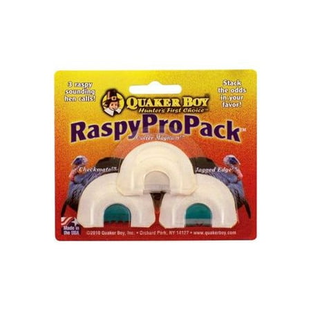 Quaker Boy Raspy Pro Pack Call Multi-Colored