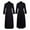 Black, variant on Mens Sweatshirt Under $10 Clergy Robes Minister Choir Robe Women Medieval Clergy Cassock Preacher Cassock Holy Monk Pastor Halloween Robe