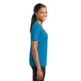 thumbnail image 3 of Sport-Tek RacerMesh V-Neck Tee (LST340) Pond Blue, M, 3 of 6