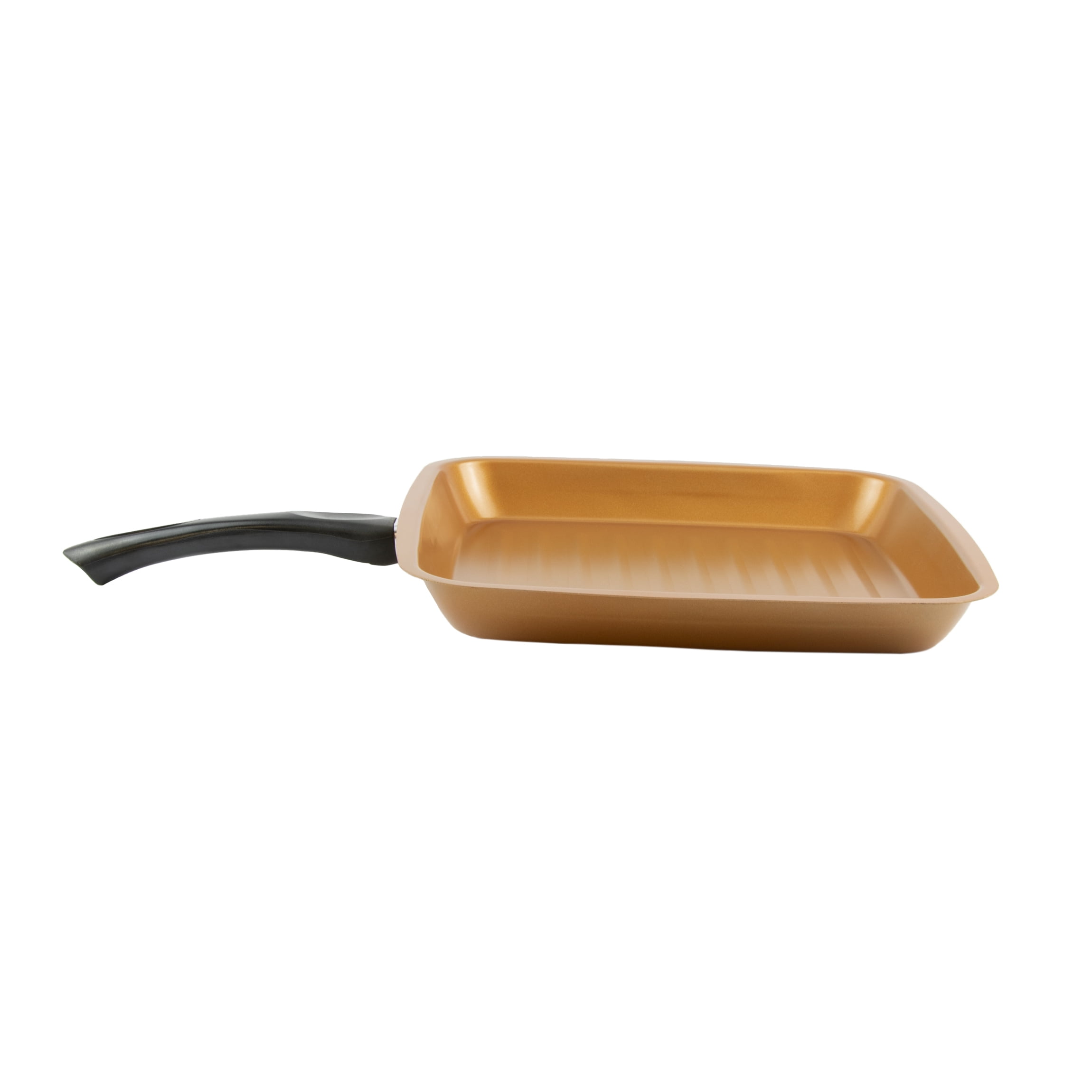 Gold Coast Mini 6 inch Aluminum Non-Stick Skillet, Copper, Brown