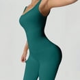 thumbnail image 5 of Women Casual Comfort Workout Halter Straight Leggings Jumpsuits Hidden Scrunch One Piece Adjustable Strap Yoga Outfit Rompers, 5 of 5