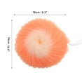 thumbnail image 4 of Unique Bargains 1 Pc Flower Bath Shower Loofah Sponge Body Puffs for Bathroom Orange, 4 of 7