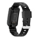 thumbnail image 3 of de silicona, , resistente al sudor, liviano, correas de reloj, correa para Charge5 / 4 / 4SE / 3 / , relojes inteligentes Negro Macarena Pulsera de correa de reloj, 3 of 8
