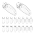 thumbnail image 3 of 20 pasadores transparentes para el pelo, mini pasadores, pasadores decorativos franceses, pasadores para el pelo, accesorios para el pelo para bebés y niños pequeños, 3 of 5