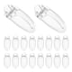 thumbnail image 3 of 20 pasadores transparentes para el pelo, mini pasadores, pasadores decorativos franceses, pasadores para el pelo, accesorios para el pelo para bebés y niños pequeños, 3 of 5