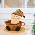 thumbnail image 1 of Cesta de muñecas navideñas, cesta de dulces de dibujos animados, adorno de decoración para fiestas, centro de mesa , Papá Noel, Grande, 1 of 8