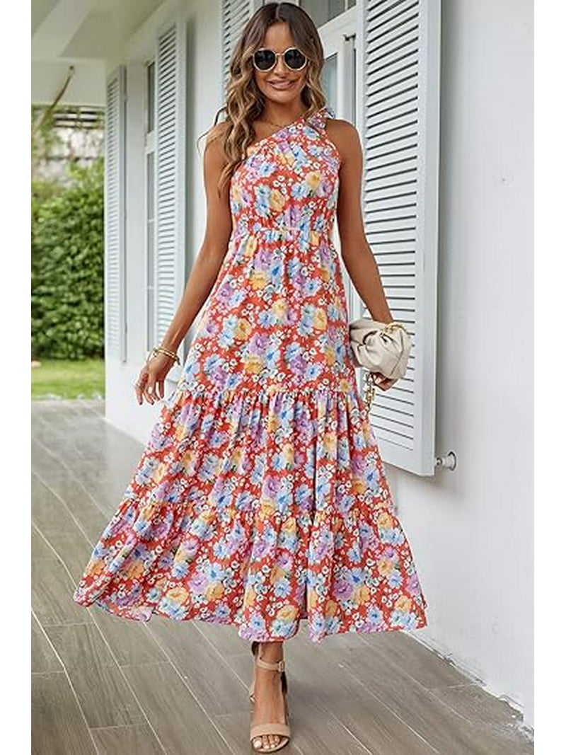 one shoulder boho maxi dress One shoulder boho maxi dress ALINA  MYAN ATELIER