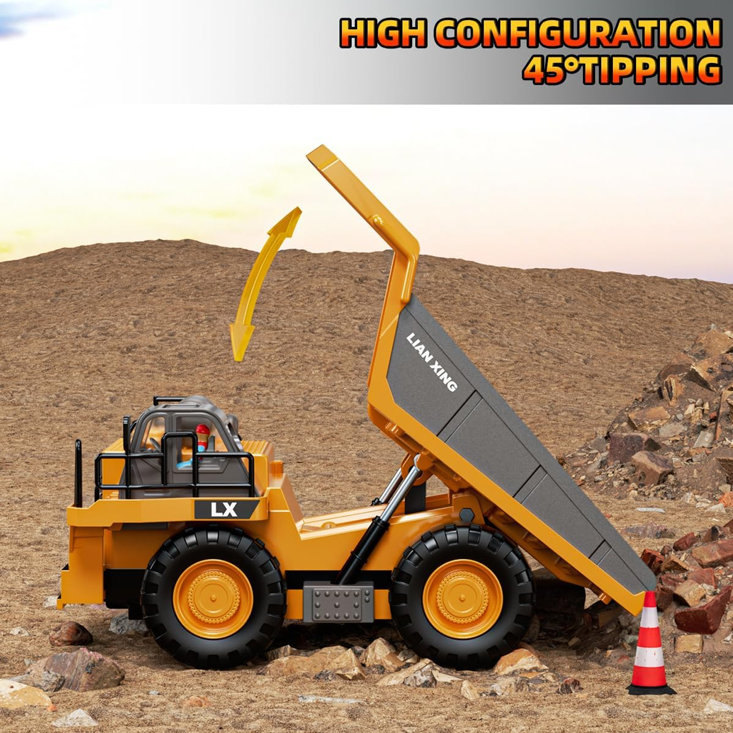 Zacro 1:20 Remote Control Dump Truck photo 6