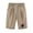 Khaki, variant on HomeGardon Womens Linen Shorts Shorts for Women,Summer Print Five Points Large Size Cotton Linen Pants Casual Pants,S-XXL