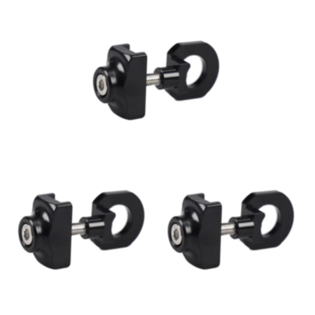 Destyer Premium Bicycle Chain Tension Adjuster Stylish Easy Installation Wide black 3Set