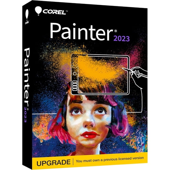Corel Painter 2023 Upgrade | Professional Painting Software for Digital Art - PC/Mac
