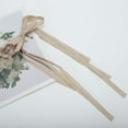 thumbnail image 5 of Unique Bargains 1 Pc Ponytail Buckle Hair Clip Ribbon Bow Hair Ponytail Cuff for Women Beige, 5 of 5