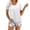 C539 White, variant on Gbsyewxs Womens Tops Crew Neck Short Sleeve Ruffle Solid Color Loose Summer T Shirts For Women Light Blue