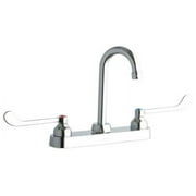 Elkay Lk810gn04t6 Ada 8" Centerset Exposed Deck Food Service Faucet - Chrome