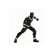 Lykan Hypersport Black with Black Panther Diecast Figure Marvel Series 1/24 Diecast Model Car by Jada