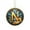N, variant on JeashCHAT Personalized Christmas Initial Ornaments, 26 Initial Letter Christmas Ornaments, Plastic Initial Monogram Christmas Tree Decoration Hanging Pendant Customized Christmas Gifts