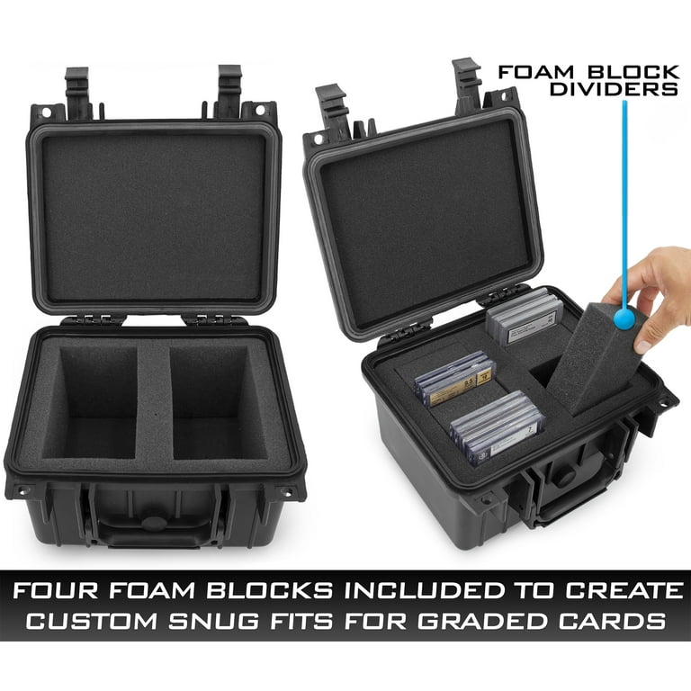 CASEMATIX Hard Holder Organizer for 30+ BGS, PSA, FGS, SGC Graded Sports Cards, Waterproof Storage Box - Walmart.com CASEMATIX Hard Holder Organizer for 30+ BGS, PSA, FGS, SGC Graded Sports Cards, Waterproof Storage Box - Walmart.com