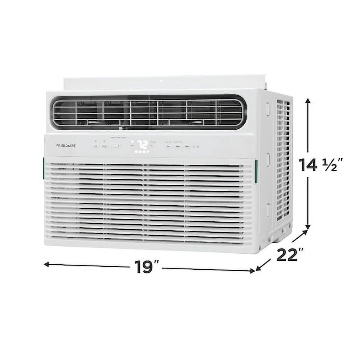 Frigidaire 10,000 BTU Window Air Conditioner with Wi-Fi, 450 Sq. Ft., Smart App, 3-Speeds, White, FHWW104TE1