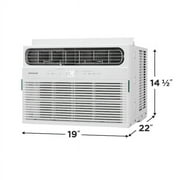 Frigidaire 10,000 BTU Window Air Conditioner with Wi-Fi, 450 Sq. Ft., Smart App, 3-Speeds, White, FHWW104TE1