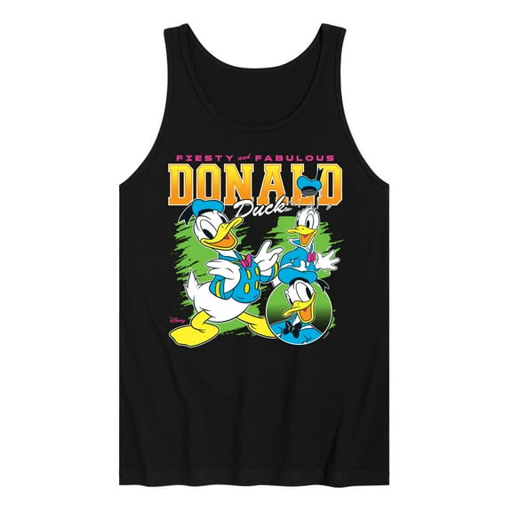 Disney - Donald Duck Feisty And Fabulous - Men's Sleeveless Graphic Tank Top