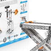 Engino: Discovering STEM - Mechanics: Levers & Linkages - 16 Model Toy Machine Brick Building Set, Snap-Fit Construction, Experiment & Theory, Kids 9+