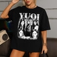 thumbnail image 2 of Yuqi I-DLE Kpop Graphic T-shirt, Syncopation, Vintage Music Theme Casual Tee, 2 of 5