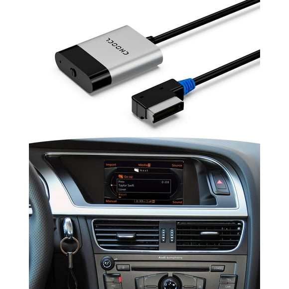Adaptateur de Voiture Bluetooth 5.0 pour Audi AMI, Mercedes et Volkswagen MDI, Récepteur Audio Sans Fil aptX-HD Compatible avec les Systèmes Audi MMI 3G/3G+, Symphonie et Concert
