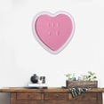 thumbnail image 7 of Wood Frame Heart Shaped Felt Letter Board with Changeable Letters, 7 of 7