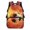 Fire Soccer, variant on Aplkyhs Capybara Watermelon School Backpack for Boys Girls Ages 6-18 Elementary Middle High School Large Capacity Ergonomic Padded Adjustable Straps for Daily School Use Travel