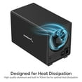 thumbnail image 6 of Sabrent USB 3.2 5-Bay 3.5" SATA Hard Drive Tray-less Docking Station (DS-SC5B), 6 of 6