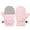 Pink, variant on Warm Toddler Ski Mittens, Waterproof Lined Snow Gloves for Winter Outdoor Play, Cold Weather Activities, Boys Girls 4-10 Years