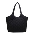 thumbnail image 2 of Bolsa acolchados para mujer con asa superior de moda Nylon Elegante para el trabajo (Negro) Sywqhk Para Estrenar, 2 of 9