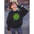 thumbnail image 2 of Sweatershirt Earth Day  Sweatshirt Women -Image by Shutterstock, Female Medium, 2 of 4